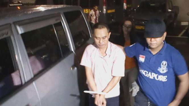 Mantan anggota DPRD Kota Depok, Ervan Teladan dicokok polisi.