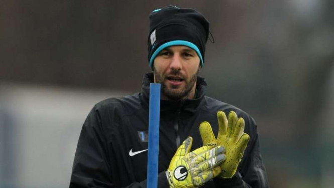 Penjaga gawang Inter Milan, Samir Handanovic