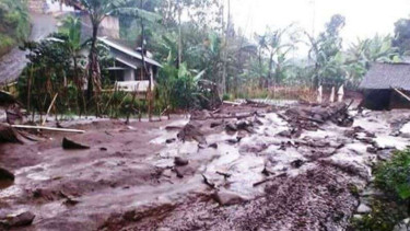 Banjir di Kendal, Jateng, Senin 27/2/2017.