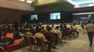 Sejumlah peserta Farewell Tax Amensty di JIExpo Kemayoran.