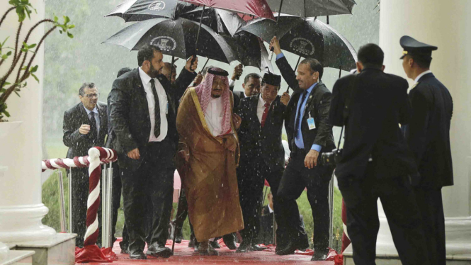 Pertemuan Raja Salman dan Presiden Jokowi di Istana Bogor