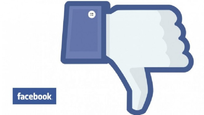 Tombol downvote pada Facebook diklaim berbeda dengan dislike.