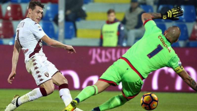 Penyerang Torino, Andrea Belotti