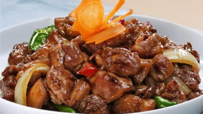 Ayam teriyaki.