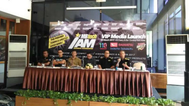 Press conference kontes modifikasi IAM MBtech 2017.