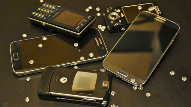 Ilustrasi smartphone.