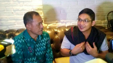 Wali Kota Palu, Hidayat, dan wakilnya, Pasha 'Ungu'.