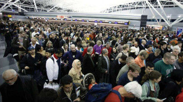 Bandara New York J.F. Kennedy Amerika Serikat.