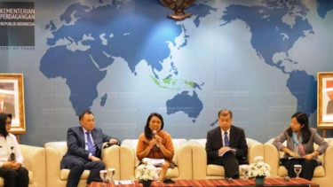 Sesi Workshop Good Regulatory Pratice di Kementerian Perdagangan.