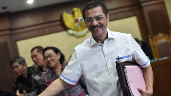 Mantan Mendagri Gamawan Fauzi jadi saksi sidang kasus korupsi e-KTP.