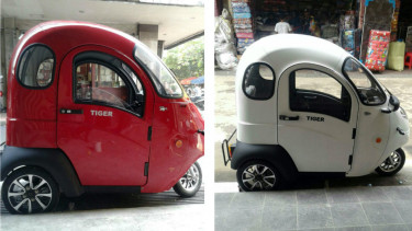 Heboh motor roda tiga Tiger di Solo yang jadi viral.