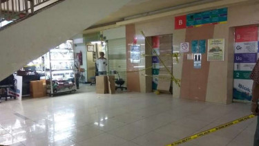 Lokasi lift jatuh di Blok M Square.