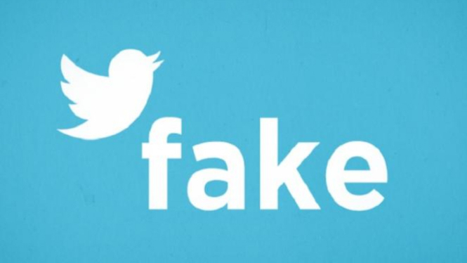 Ilustrasi akun palsu di Twitter.