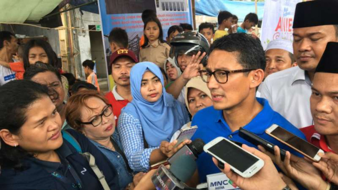 Calon wakil gubernur DKI Jakarta, Sandiaga Uno.