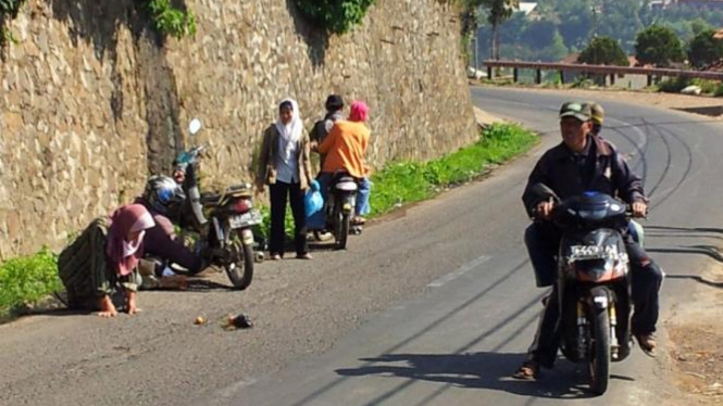 Kecelakaan sepeda motor.