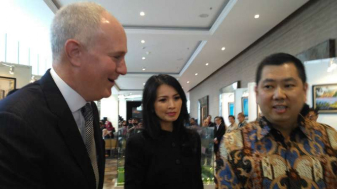 Chairman & CEO MNC Group, Hary Tanoesoedibjo (kanan)