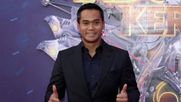 Presiden Direktur PT Visi Media Asia Tbk Anindya Novyan Bakrie.