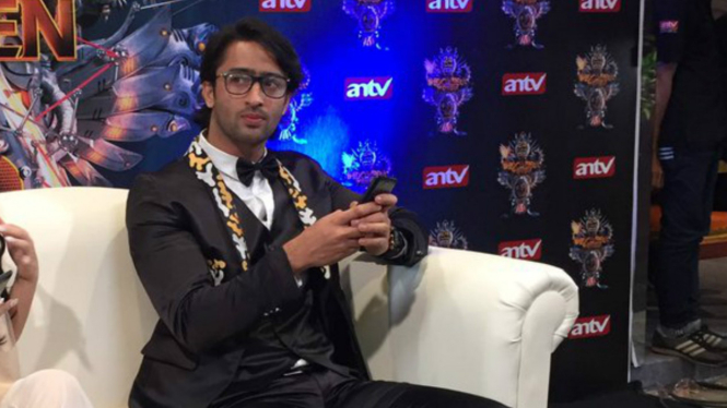 Aktor India Shaheer Sheikh di HUT ANTV