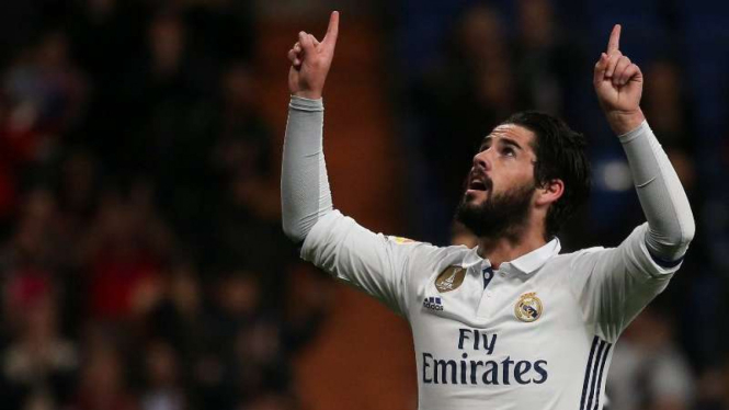 Gelandang Real Madrid, Isco.
