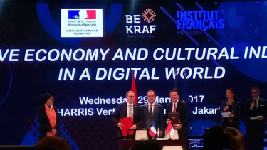 Kerjasama Indonesia (BEKRAF) dan Prancis, salah satunya lewat industri film.