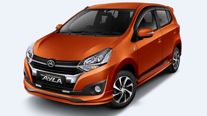 Daihatsu Ayla terbaru.