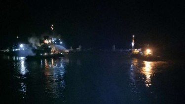  Kecelakaan kapal tanker pembawa BBM di Kabupaten Mempawah Kalimantan Barat, Jumat dinihari (7/4/2017), sekira pukul 00.30