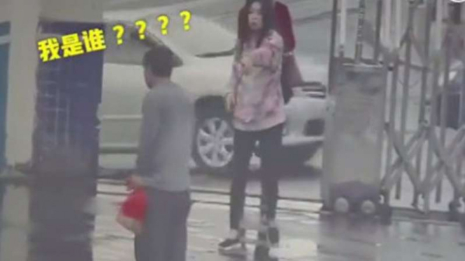 Pelaku jambret di Shenzhen yang salah kabur.