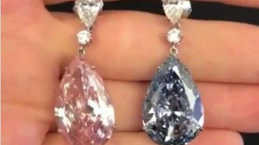 Anting berlian Appolo dan Artemis
