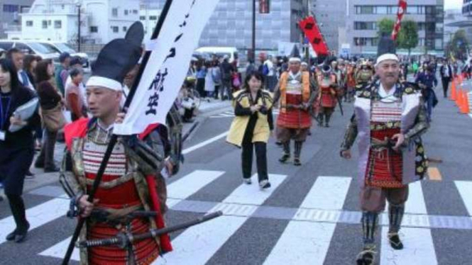 Garuda Indonesia Ikut Festival Shingen-ko Festival 2017.