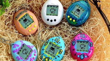 Penampakan game Tamagotchi.