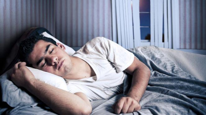 Posisi tidur.