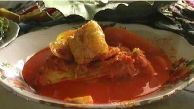 Asam padeh telur ikan.