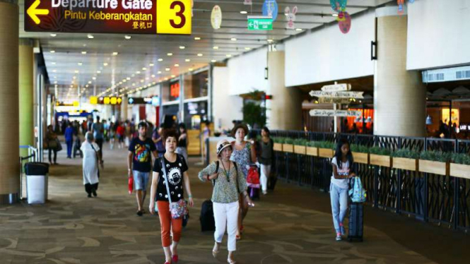 Bandara Internasional Ngurah Rai, Denpasar, Bali.