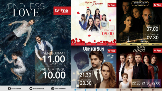 Serial-serial Turki yang tayang di stasiun televisi tvOne.
