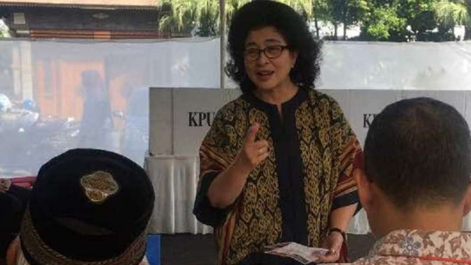 Menteri Kesehatan Nila Djuwita F. Moeloek.