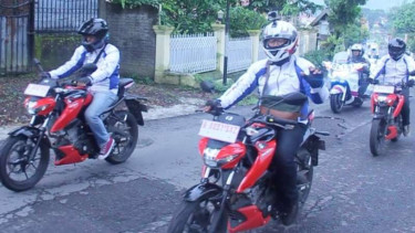 Turing GSX-S 150 rute Jakarta-Purwokerto