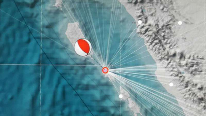 Ilustrasi gempa di Mentawai.