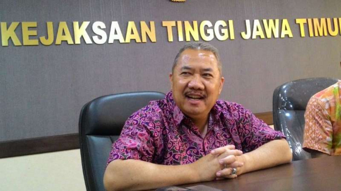 Kepala Kejaksaan Tinggi Jawa Timur, Maruli Hutagalung, di Surabaya pada Jumat, 21 April 2017.