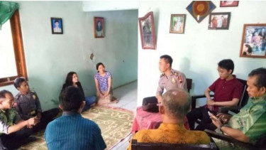 Ilaria (baju hitam dan Dzulfikar (baju merah), pasangan beda negara yang akan menikah. Keduanya berkenalan di Facebook. Ilaria dari Italia, sementara Dzulfikar warga Desa Tragung.