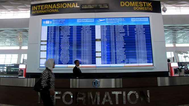 Suasana Bandara Soekarno Hatta