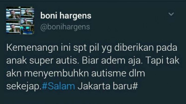 Boni Hargens Dikecam Netizen gara-gara Kicauan soal Autis