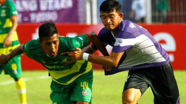 Persik Kediri saat menghadapi Perssu Real Madura