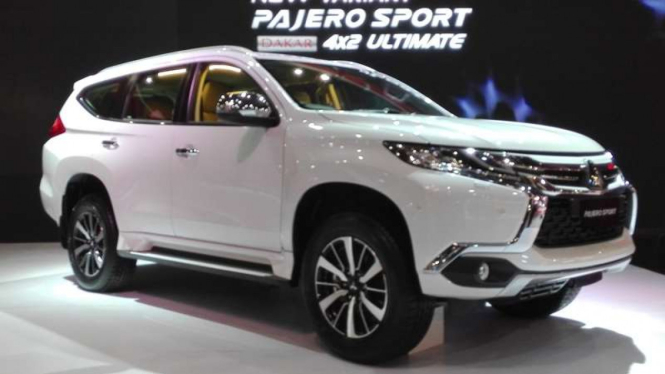 Pajero Sport lokal yang baru meluncur di IIMS 2017.