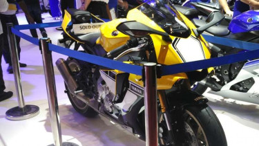 Motor Yamaha R1 yang ludes terjual di IIMS 2017.