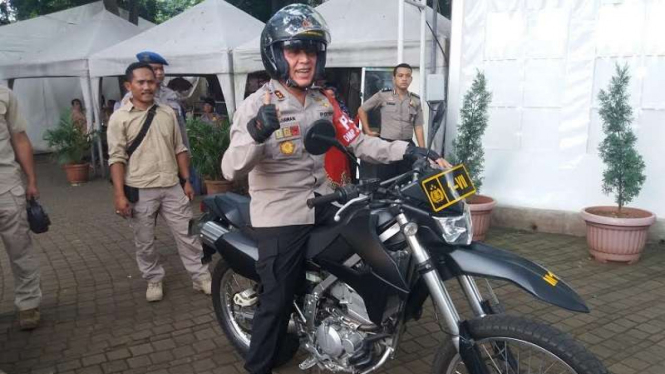 Kapolda Metro Jaya, Irjen Pol Mochammad Iriawan di Monas, Jumat, 5 Mei 2017.
