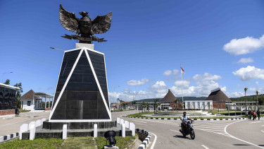 Pos Lintas Batas Negara Motamasin di Malaka