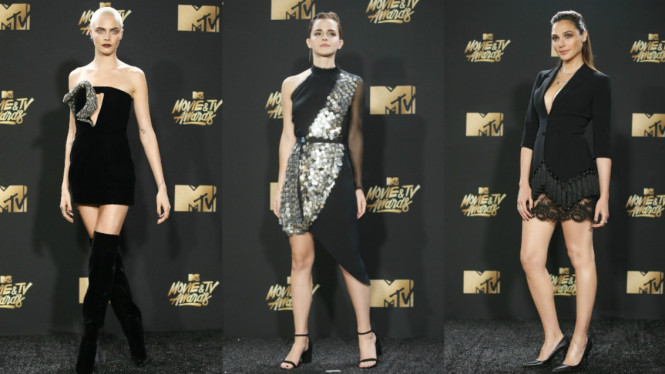 Selebriti bergaun mini di MTV Movie and TV Awards 2017