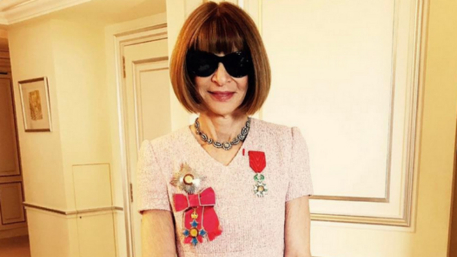 Pemred Vogue AS, Anna Wintour.