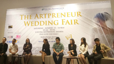 Konferensi pers The Artpreneur Wedding Fair