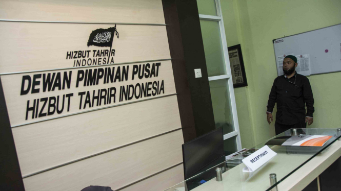 Sekretariat ormas Hizbut Tahrir Indonesia (HTI).